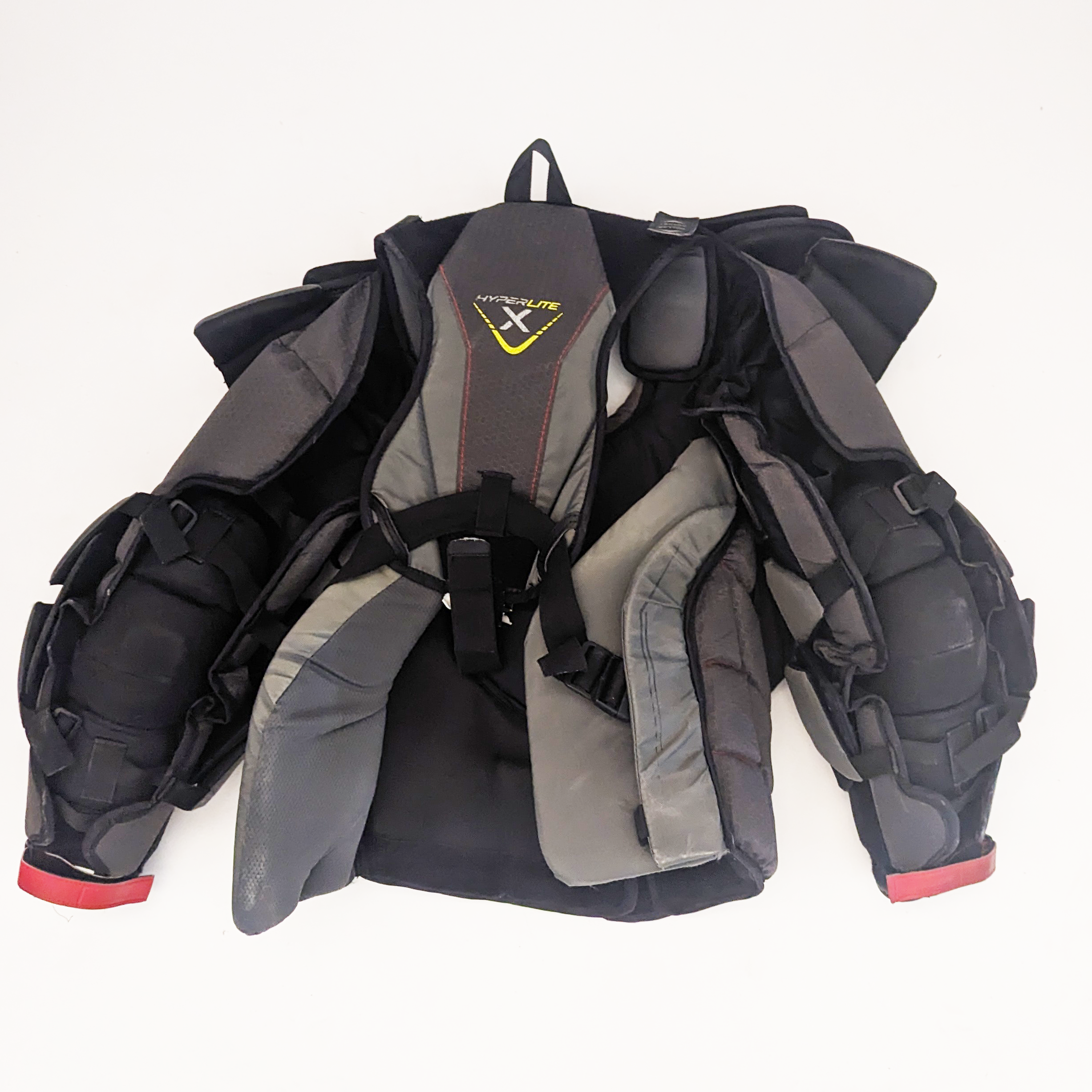 Bauer Vapor Hyperlite - Plastron de gardien de but Pro Stock d'occasion (gris)